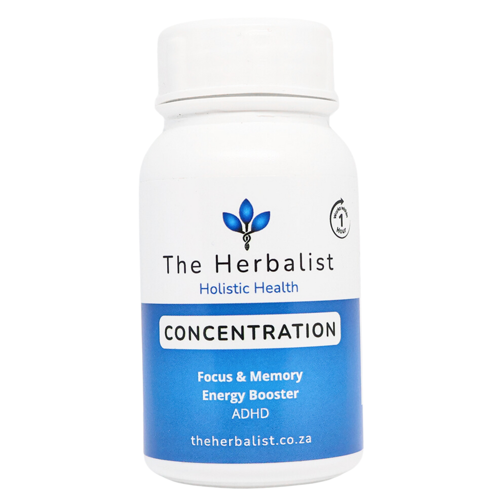 Concentration 60 Capsules — Focus and Energy Booster