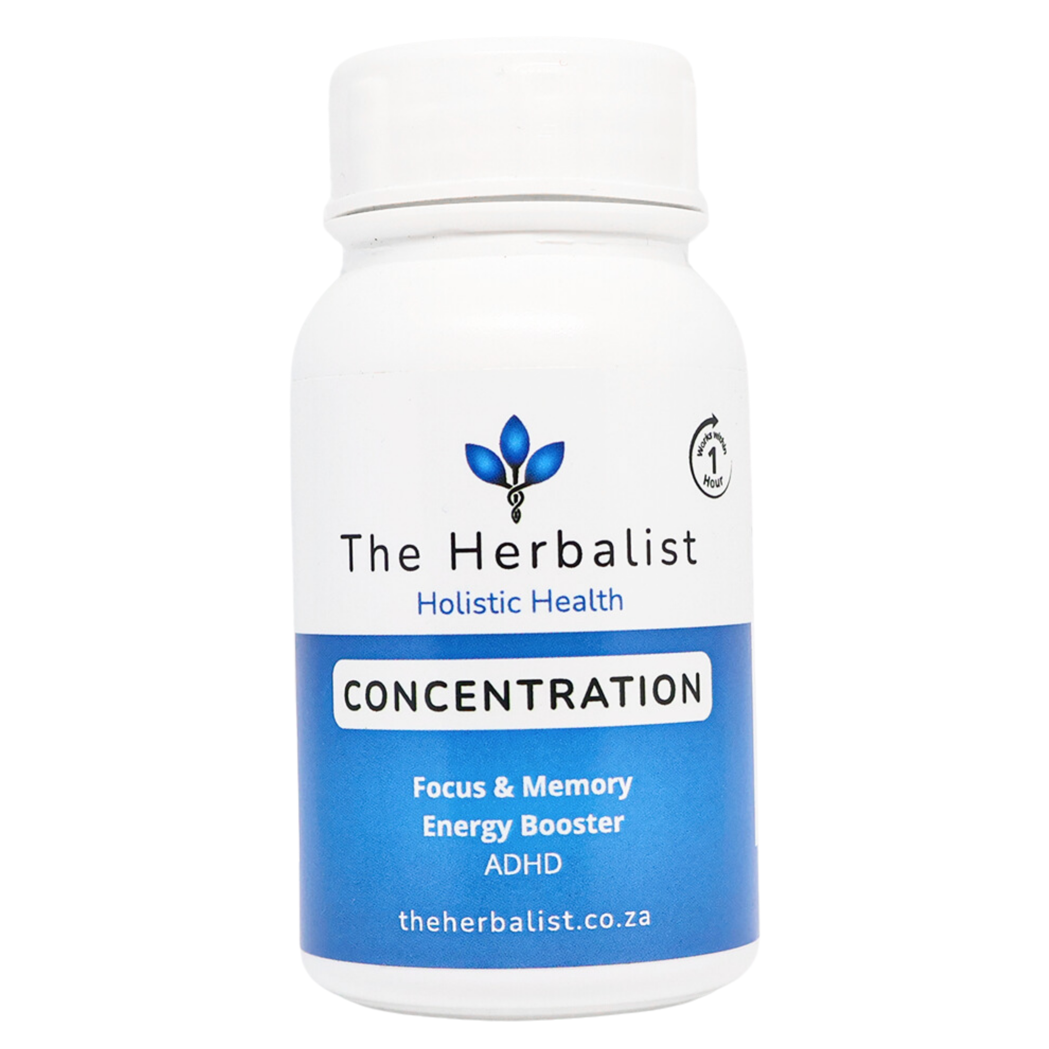 Concentration 60 Capsules — Focus and Energy Booster